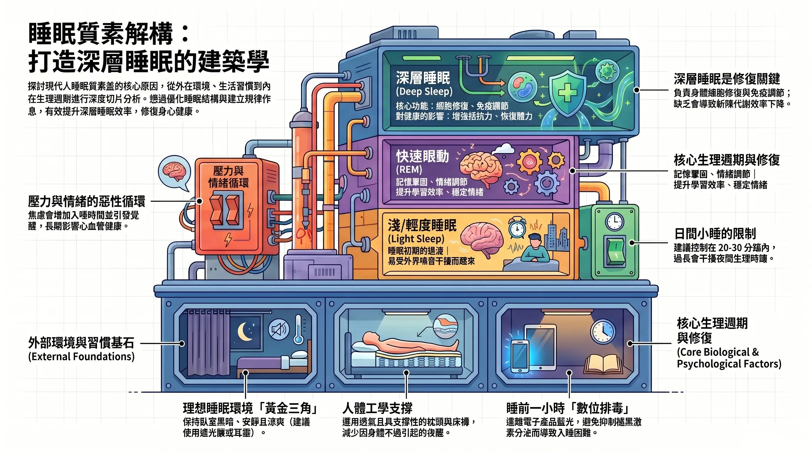睡眠質素差會導致入睡困難？2026年提升深層睡眠和改善睡眠質素全攻略