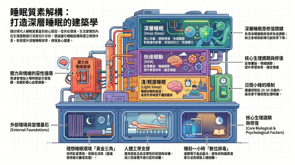 睡眠質素差會導致入睡困難？2026年提升深層睡眠和改善睡眠質素全攻略