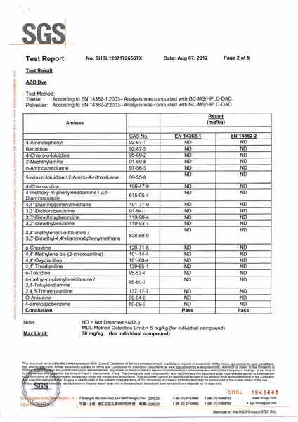 Safety certification page 2