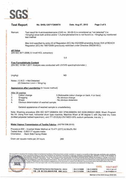 Safety certification page 3