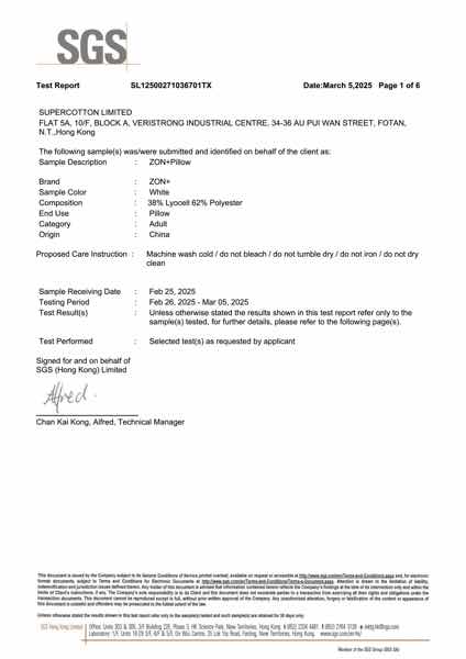 Safety test report TX1