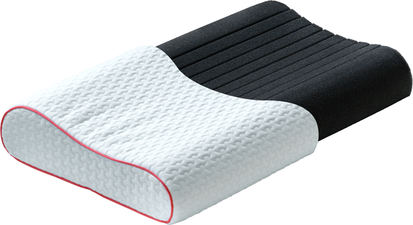 Pillow cross-section cutaway view